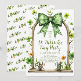 Customizable St. Patrick’s Day Invitation  Kaart