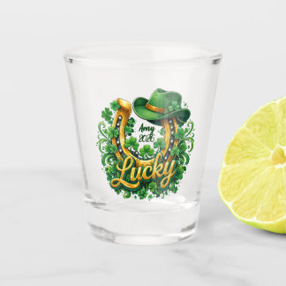 Customizable St. Patrick's Day Shot Glas