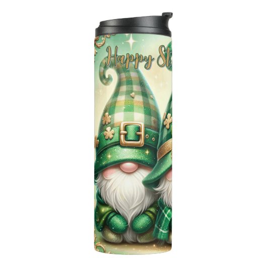 Customizable St. Patrick's Day Thermosbeker (Gedraaid links)