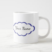 Customizable (SVG Controled Illustrations) NAME Extra Grote Beker (Rechts)