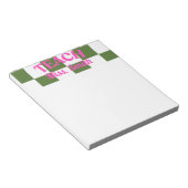 Customizable Teacher Notitieblok (Schuin)