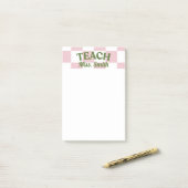 Customizable Teacher Post-it (Sur un bureau)