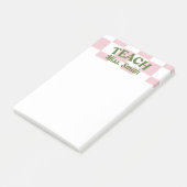 Customizable Teacher Post-it (Incliné)