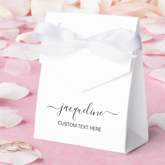 Customizable Tent Favor Boxes with Text Bedankdoosjes (Huwelijk)