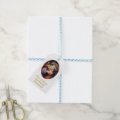 Customizable Vintage Nativity Christmas  Cadeaulabel (Met Touw)