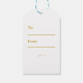 Customizable Vintage Nativity Christmas  Cadeaulabel (Achterkant)