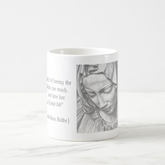 Customizable Virgin Mary Mug Koffiemok (Center)
