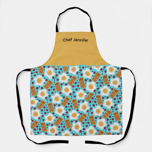 Customizable Whimsical Egg and Bacon Schort (Voorkant)