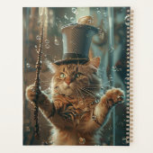 Customizable Whiskers Magical Cat Calendar Planner (Achterkant)