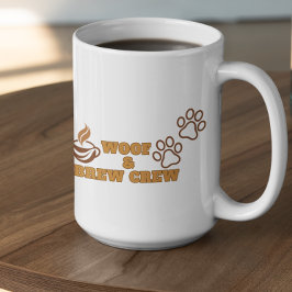 Customizable Woof and Brew Crew Koffiemok