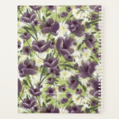 Customizable Year 2025 Purple Poppies Planner (Dos)
