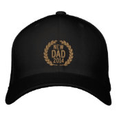 Customizable YEAR for New Dad Laurels Embroidery Pet (Voorkant)