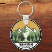 Customizable Yellowstone National Park Keychain (Achterkant)