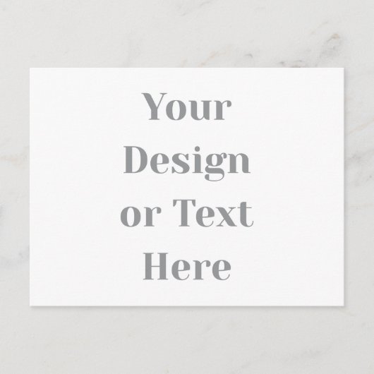 Customizable Your Design or Text Here Personalized Aankondigingskaart (Voorkant)
