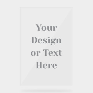 Customizable Your Design or Text Here Personalized Acryl Bord