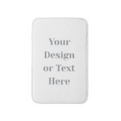 Customizable Your Design or Text Here Personalized Badmat (Voorkant Verticaal)