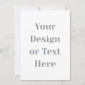 Customizable Your Design or Text Here Personalized Bedankkaart (Voorkant)