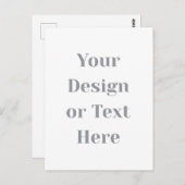 Customizable Your Design or Text Here Personalized Briefkaart (Voorkant / Achterkant)