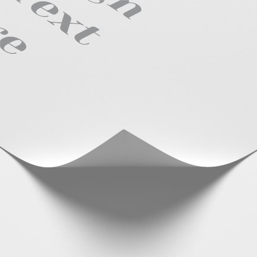 Customizable Your Design or Text Here Personalized Cadeaupapier (Hoek)