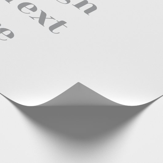 Customizable Your Design or Text Here Personalized Cadeaupapier (Hoek)