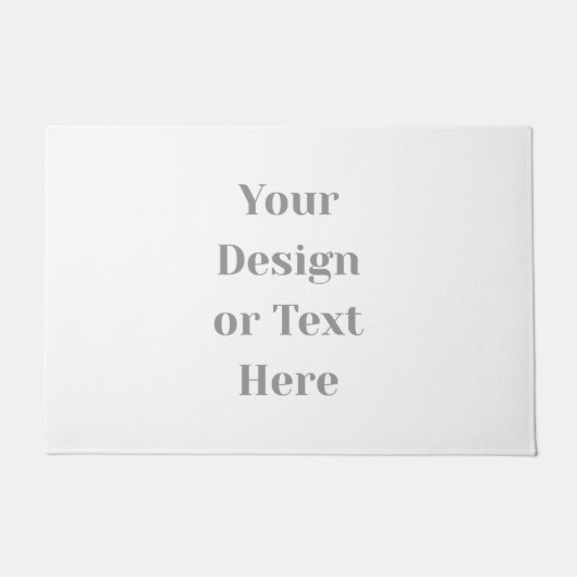 Customizable Your Design or Text Here Personalized Deurmat (Voorkant)