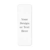 Customizable Your Design or Text Here Personalized Etiket (Voorkant)