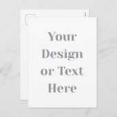 Customizable Your Design or Text Here Personalized Feestdagenkaart (Voorkant / Achterkant)