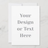 Customizable Your Design or Text Here Personalized Feestdagenkaart (Voorkant)