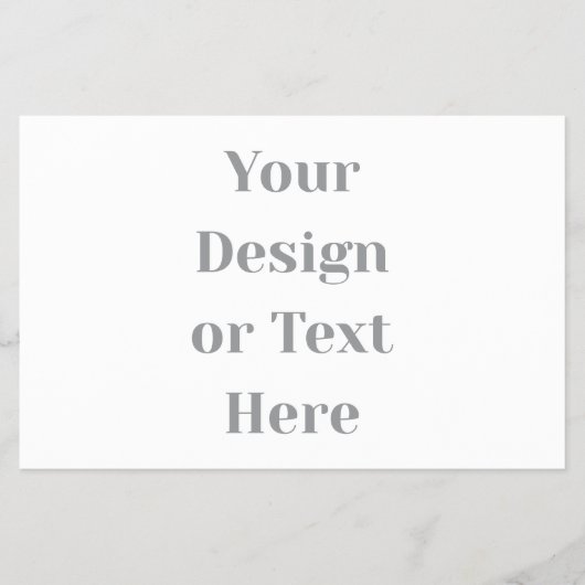 Customizable Your Design or Text Here Personalized Flyer (Voorkant)