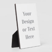 Customizable Your Design or Text Here Personalized Fotoplaat (Zijkant)