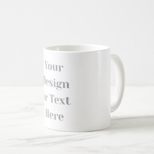 Customizable Your Design or Text Here Personalized Koffiemok (Voorkant rechts)