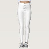 Customizable Your Design or Text Here Personalized Leggings (Voorkant)