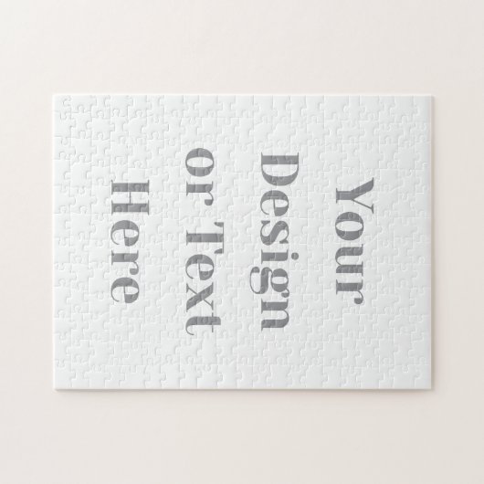 Customizable Your Design or Text Here Personalized Legpuzzel (Horizontaal)