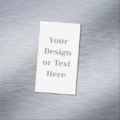 Customizable Your Design or Text Here Personalized Magnetisch Visitekaartje (Voorbeeld)