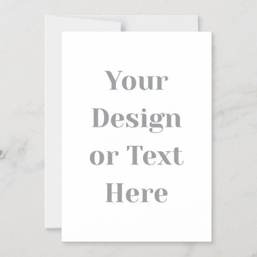 Customizable Your Design or Text Here Personalized Magnetische Uitnodiging (Voorkant)