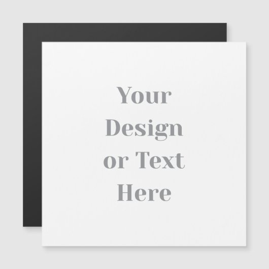 Customizable Your Design or Text Here Personalized Magnetische Uitnodiging (Voorkant / Achterkant)
