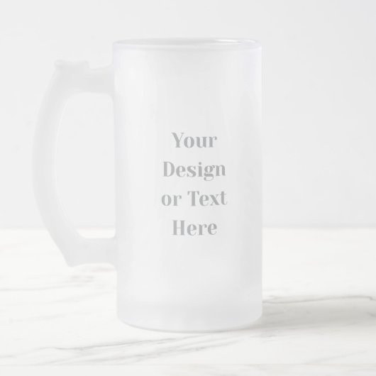 Customizable Your Design or Text Here Personalized Matglas Bierpul (Links)