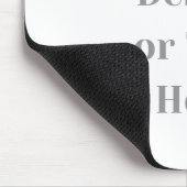 Customizable Your Design or Text Here Personalized Muismat (Hoek)