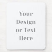 Customizable Your Design or Text Here Personalized Muismat (Voorkant)
