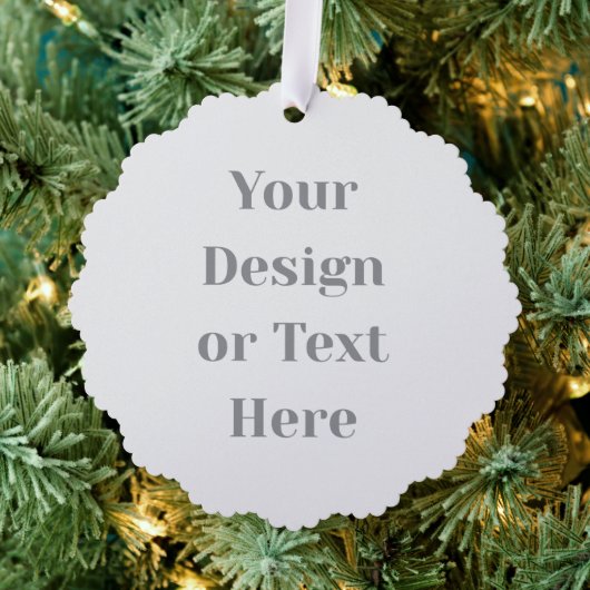 Customizable Your Design or Text Here Personalized Ornament Kaart (Insitu (Drie))