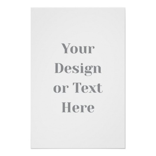 Customizable Your Design or Text Here Personalized Perfect Poster (Voorkant)