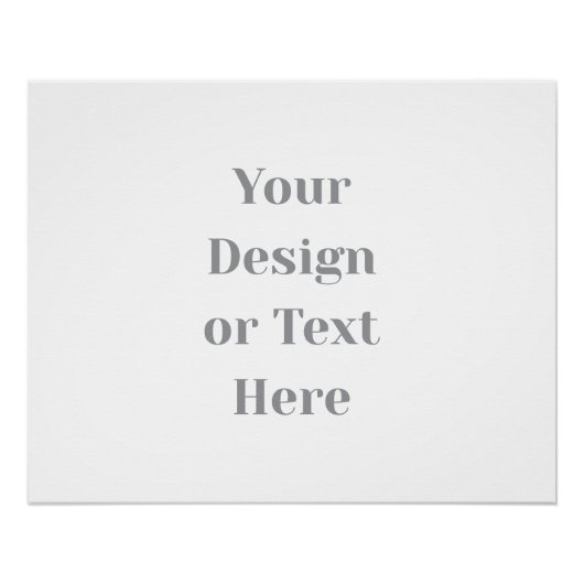 Customizable Your Design or Text Here Personalized Perfect Poster (Voorkant)