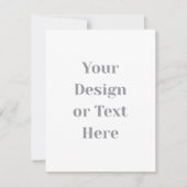 Customizable Your Design or Text Here Personalized RSVP Kaartje (Voorkant)