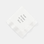 Customizable Your Design or Text Here Personalized Servet (Hoek)