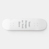 Customizable Your Design or Text Here Personalized Skateboard (Horizontaal)