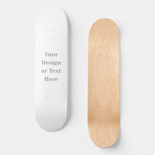 Customizable Your Design or Text Here Personalized Skateboard (Voorkant)