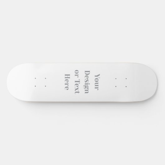 Customizable Your Design or Text Here Personalized Skateboard (Horizontaal)