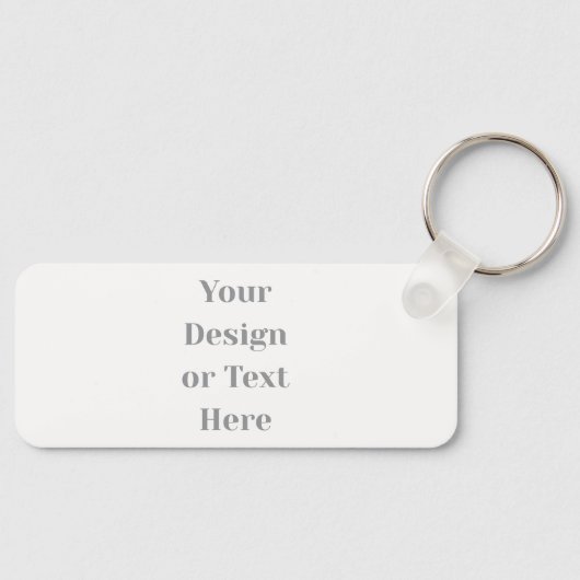 Customizable Your Design or Text Here Personalized Sleutelhanger (Voorkant)