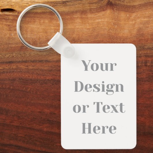Customizable Your Design or Text Here Personalized Sleutelhanger (Voorkant)
