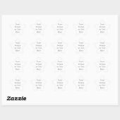 Customizable Your Design or Text Here Personalized Ster Sticker (Vel)